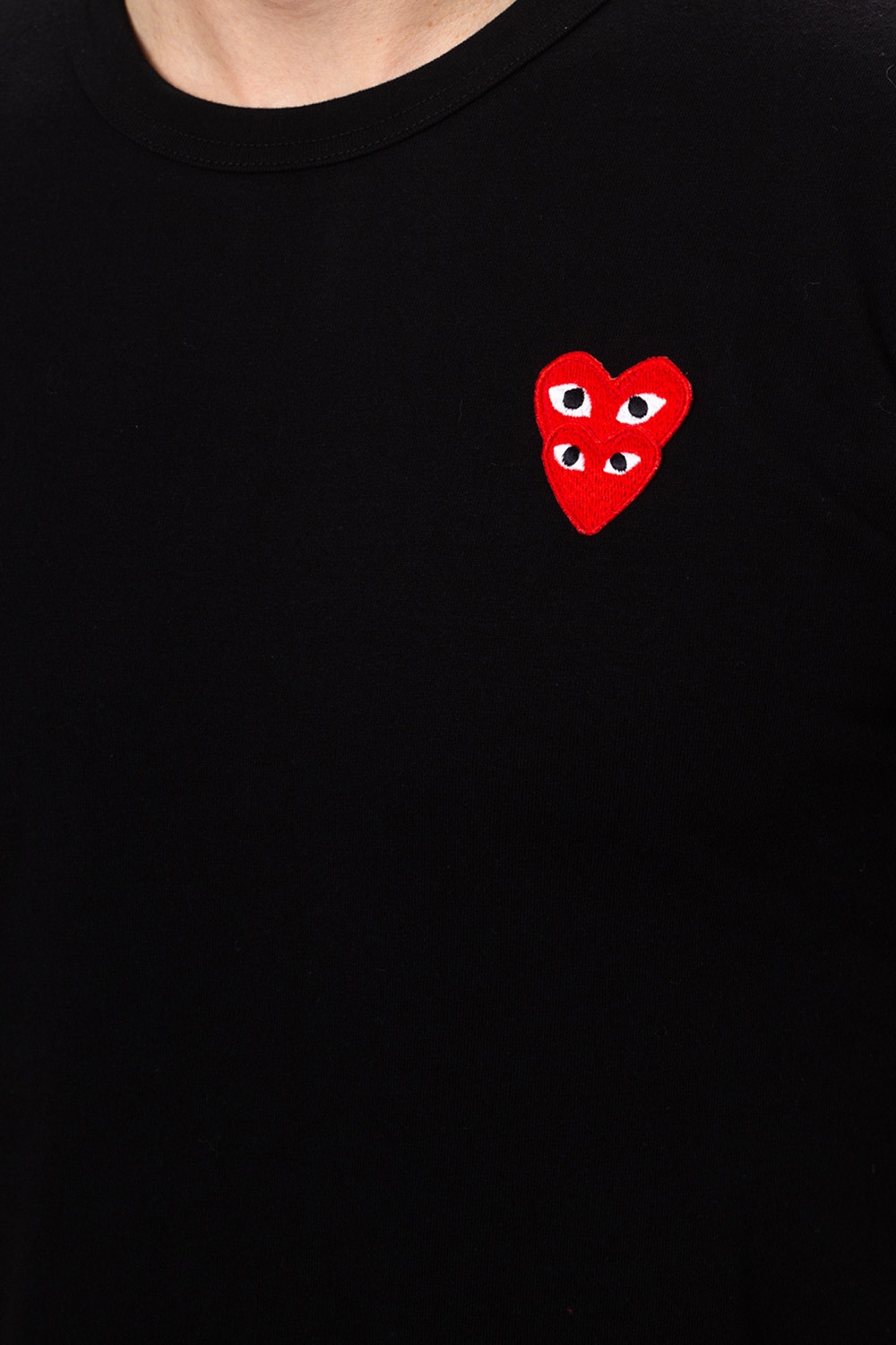 Black Logo T-shirt Comme des Garçons Play - Vitkac Canada